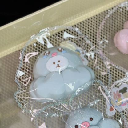 Creative Cartoon Squishy Collection | Tamagotchi Mametchi, Octopus Ice Cream, Elemental Fire & Water