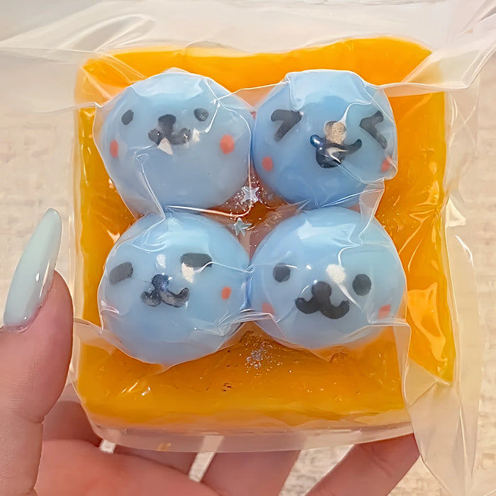 Candy-Shell Animal Toast