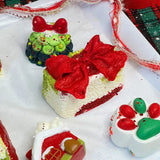 Bowknot long onigiri soft holiday stress relief squishy toy from lovesquishy