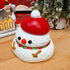 Cute Christmas snowman-shaped squishy stress toy