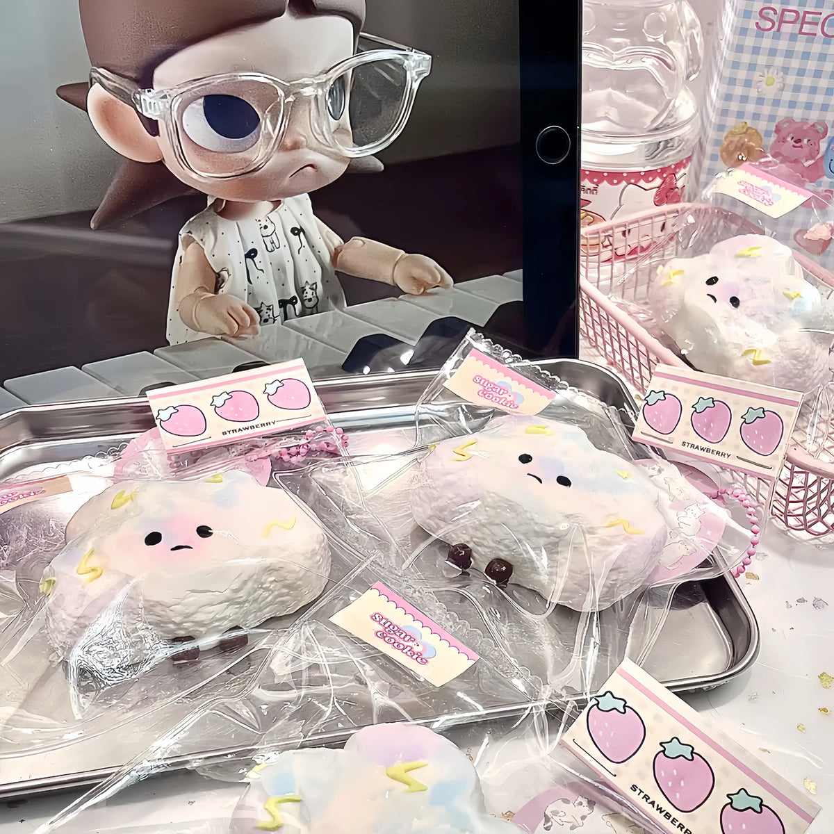 Handmade Cute Cream Cloud Silicone Squishy Toy