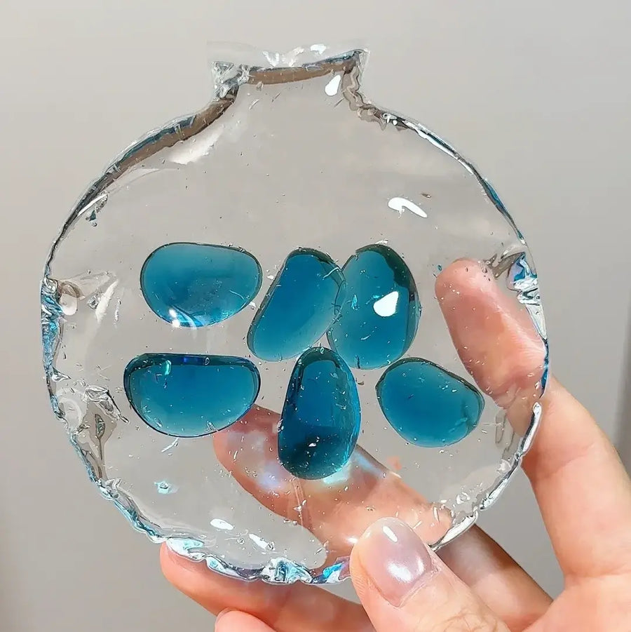 Handmade Crystal Clear Jelly Bag Squishy - Ultra Soft Stress Toy