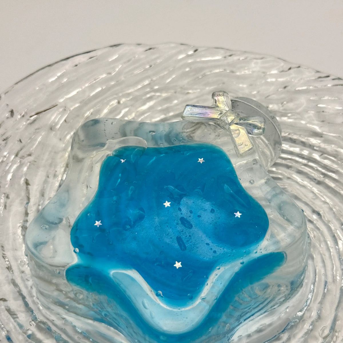Liquid Sand Star Bottle Squishy: Handcrafted Stress Relief