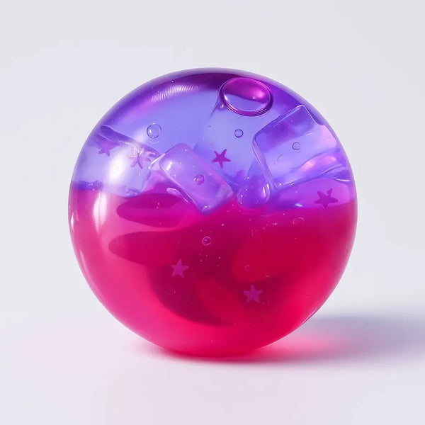 2025 Summer Heavyweight New Arrival! Original Layered Dual - color Flowing Sand Handmade Stress Relief Ball