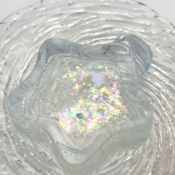 Liquid Sand Star Bottle Squishy: Handcrafted Stress Relief