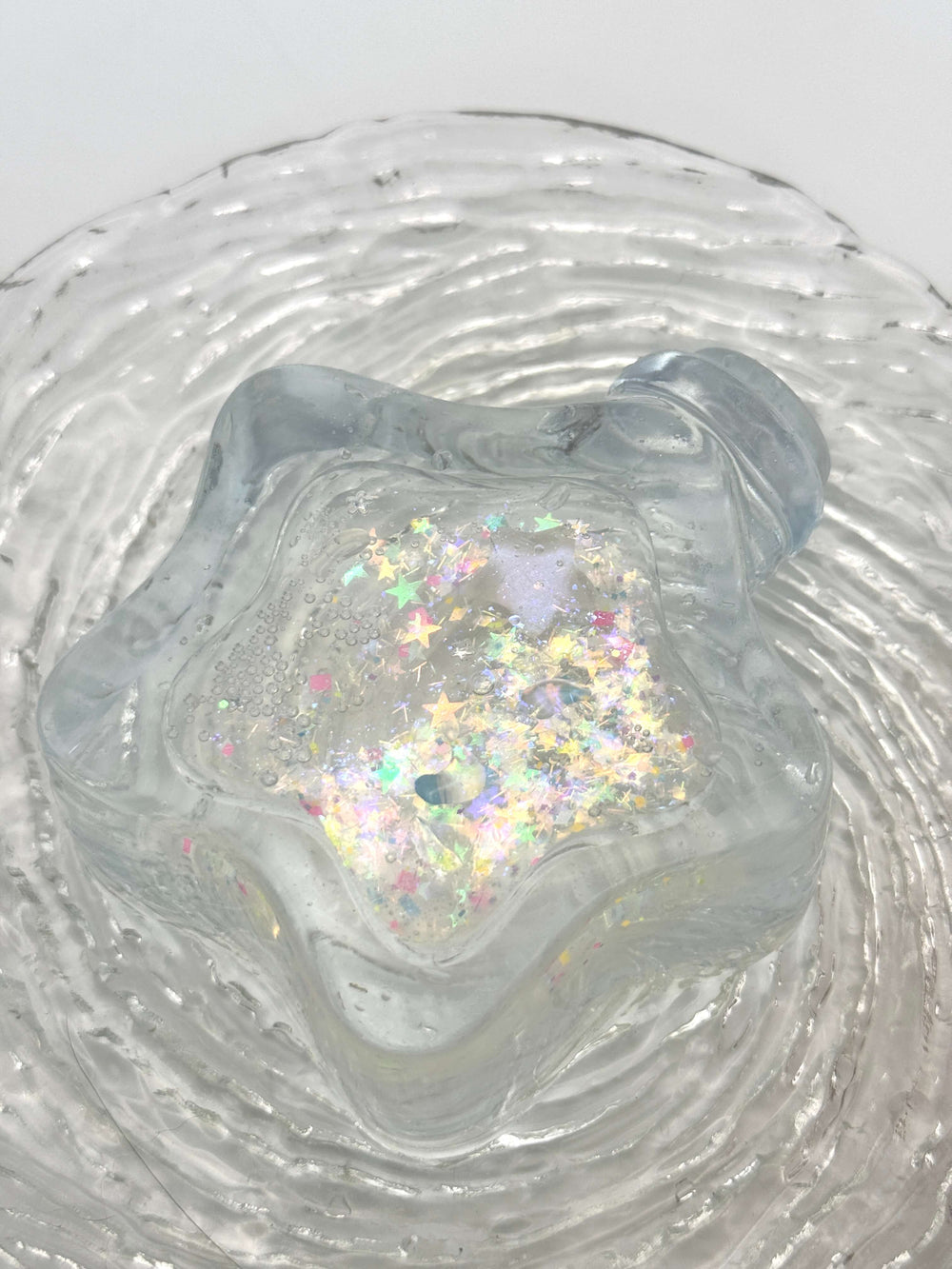 Handcrafted jumbo dreamy star bottle liquid sand squishy toy for stress relief