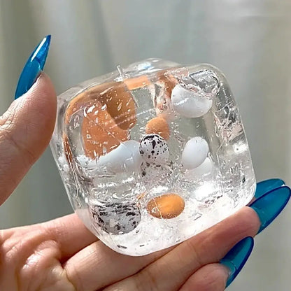 [CHIBOKI] Original Hard Candy Magic Cube Squishy - Non-Elastic Plasticity Handmade Stress Relief Toy