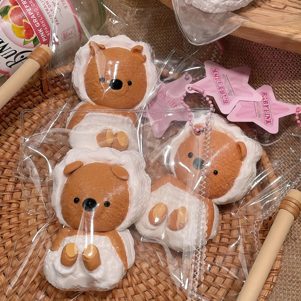 Cute Kawaii Anime & Animal Friends Silicone Squishy Toy