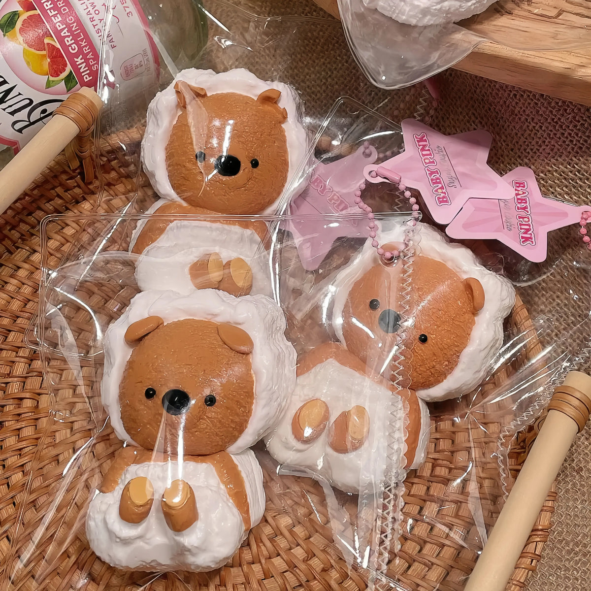 Cute Kawaii Anime & Animal Friends Silicone Squishy Toy
