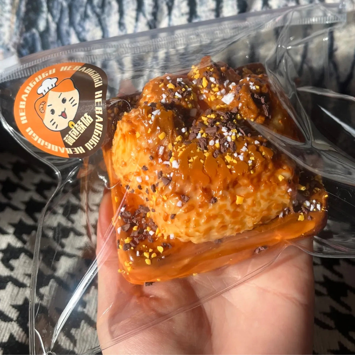 Artisan Bakery & Dessert Squishy – Handmade Onigiri Cat Scratch Toast Squishy