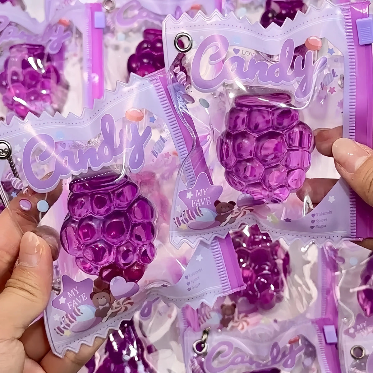Cute Jelly Fruit Gummy Silicone Squishy Fidget Toy