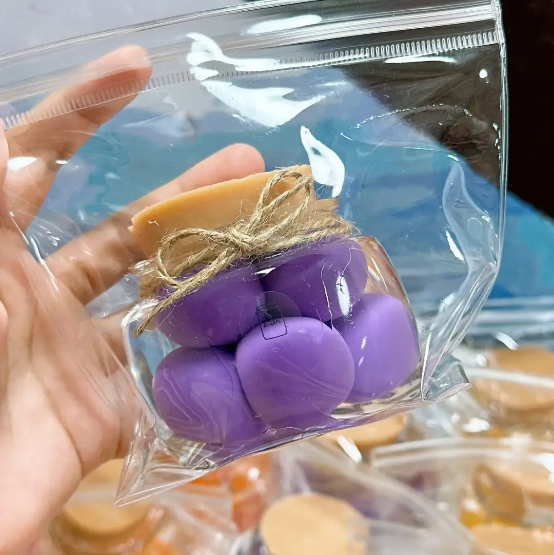 Handmade Silicone Food Squishy - Fruit Jars & Boba Tea Collection