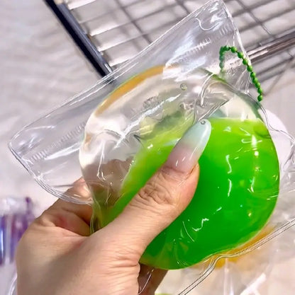 [CHIBOKI]Handmade Layered Gel Jelly Ball Squishy | Center-Filled Stress Relief Toy