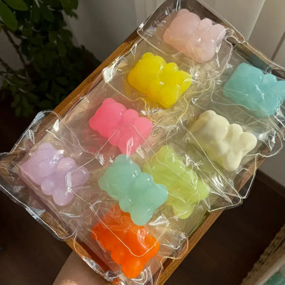Handmade Candy & Gummy Bear Squishy Toy - Soft ASMR Stress Relief