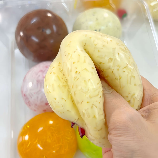 Handmade Ultra-Soft Butter Gel Squishy Toy – Light Compression Stress Relief Ball, Great Gift for Children & Adults