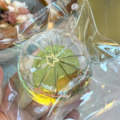 Quicksand Fruit Squishy Toy - Clear Silicone Fruit Tuotuo Series (Lime/Peach/Lemon)