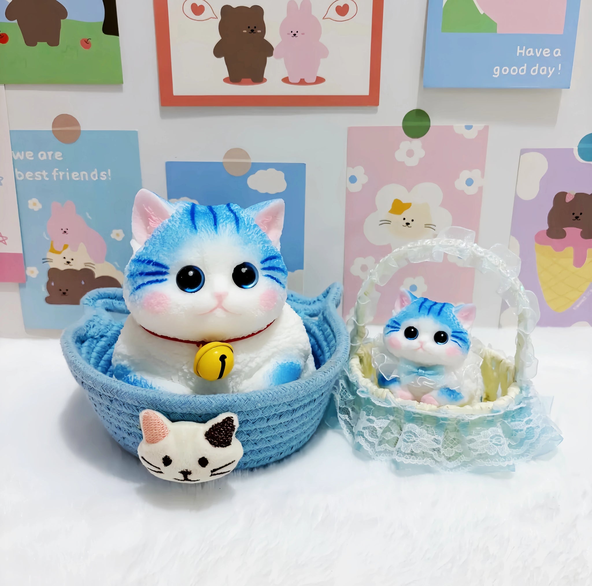 Chubby Cat Squishy: Handcrafted Silicone Stress Relief