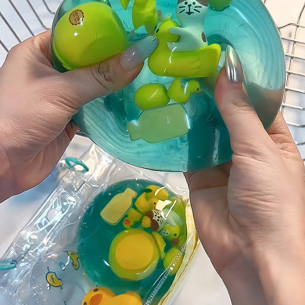 Original Handmade Jumbo Gel-Filled Squishy Ball – Stress Relief Toy, Perfect Gift for Adults & Kids