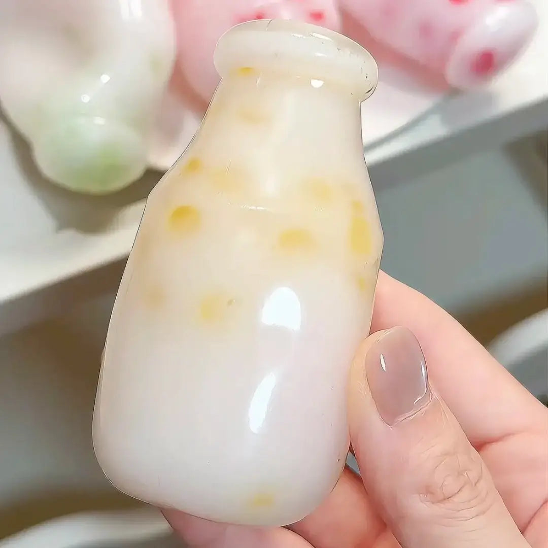 Handmade Beverage Series Squishy Toys - Milk & Soda Bottles