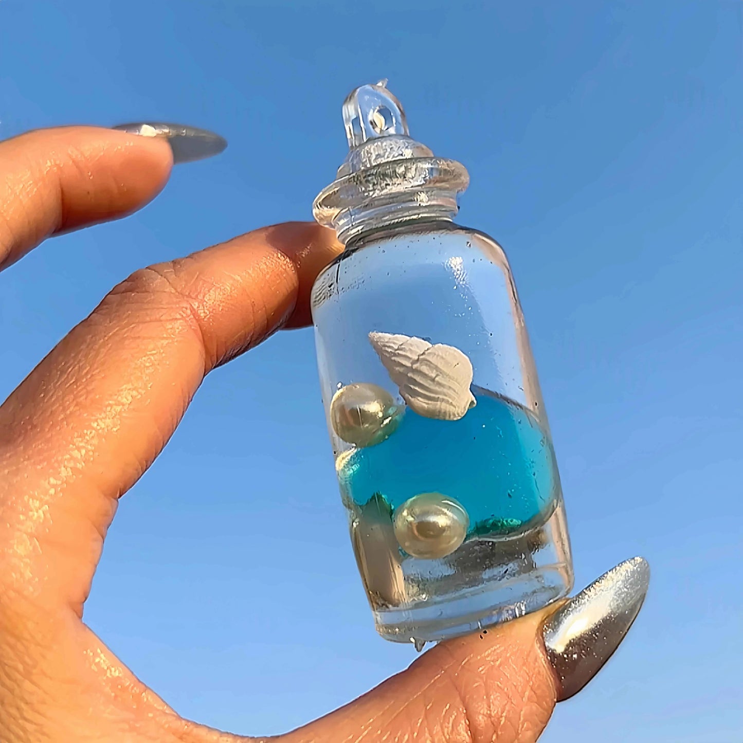 [CHIBOKI]Clear Bottle Squishy Ball – Handmade Stress Relief Desk Toy | Clear Bottle