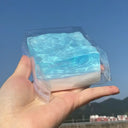  Ocean Mousse Silicone Squishy – Blue Square