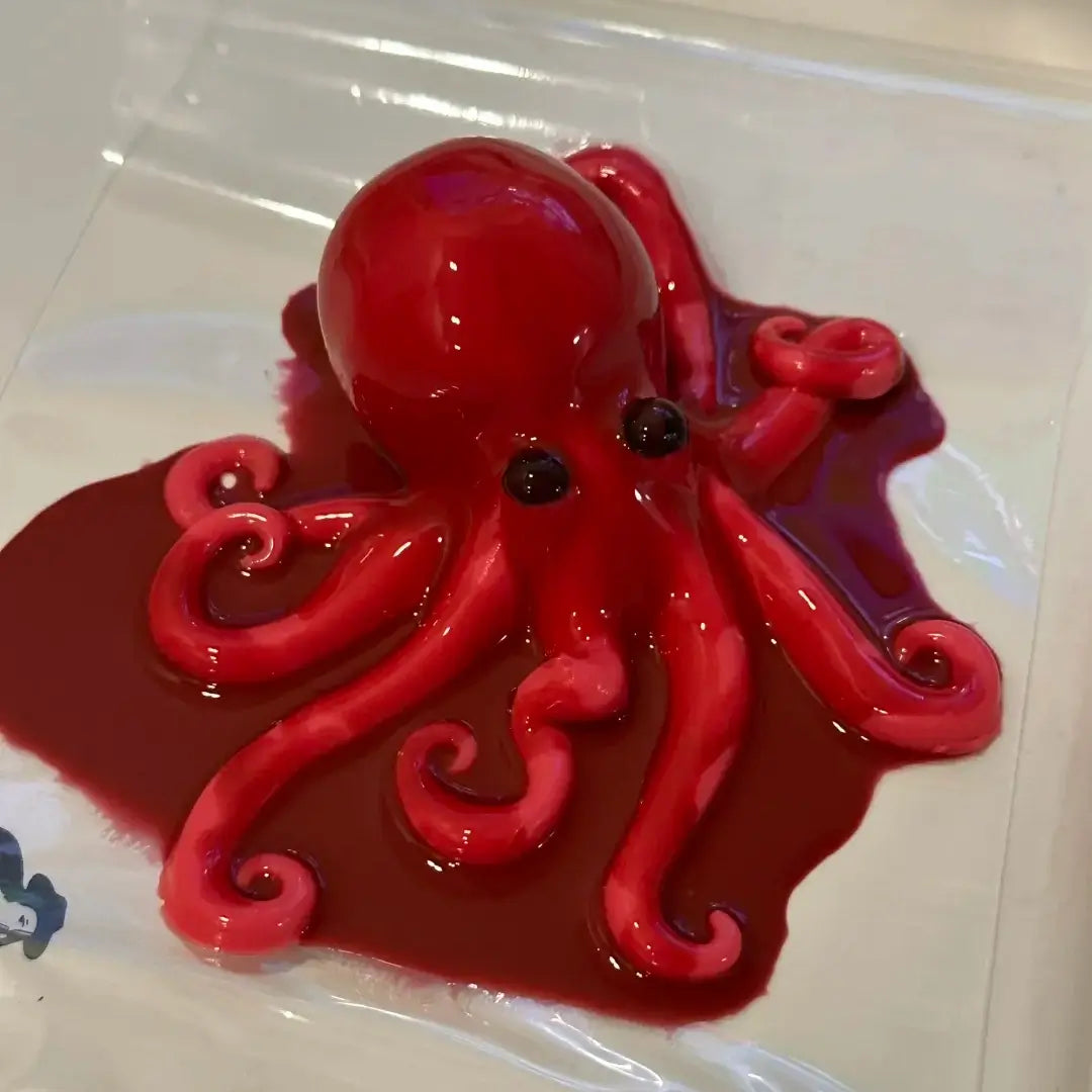 Handmade Halloween Realistic Bleeding Heart & Brain Silicone Stress Relief Toy