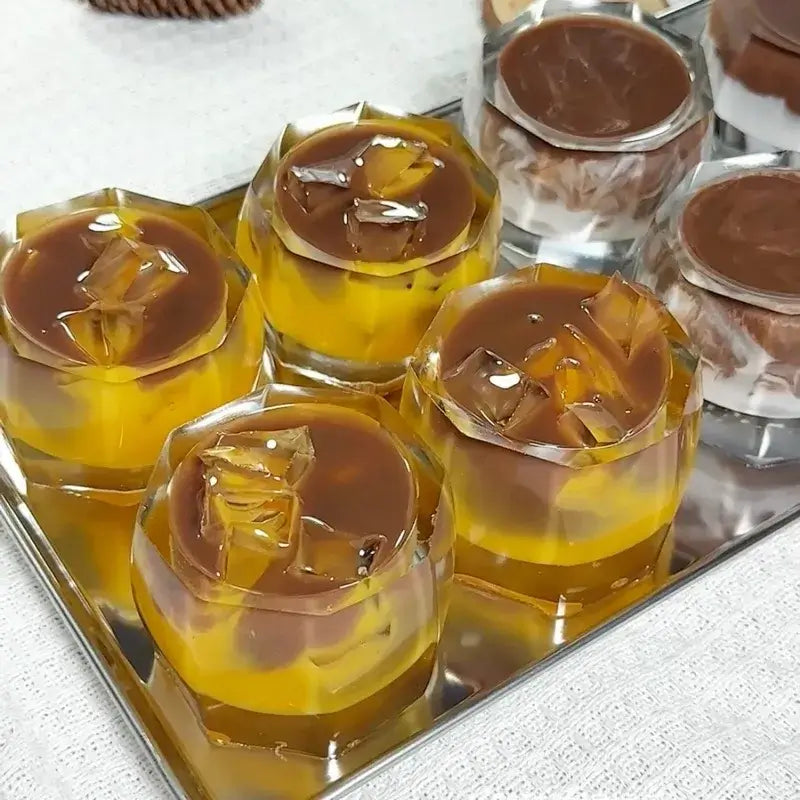 Handmade Silicone Food Squishy - Fruit Jars & Boba Tea Collection