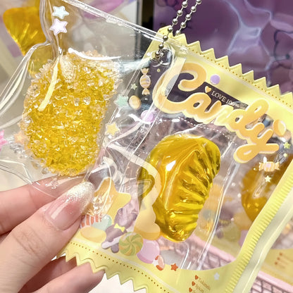 Cute Jelly Fruit Gummy Silicone Squishy Fidget Toy
