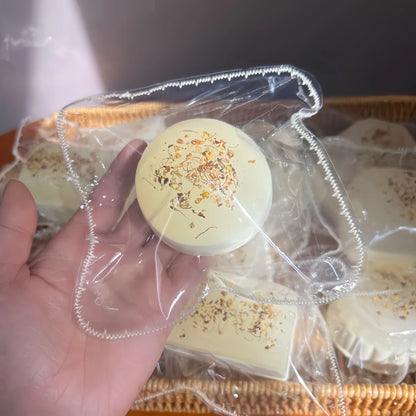 Handmade Osmanthus Honey Mochi Squishy Toy - Soft Stress Relief ASMR Toy