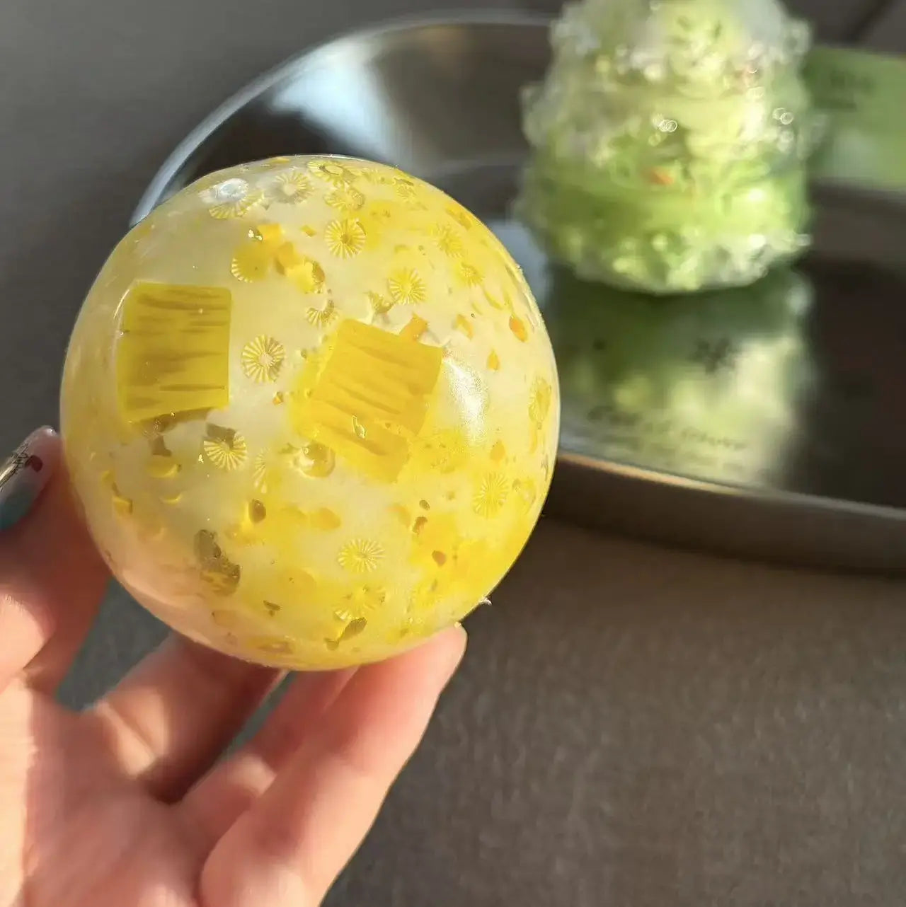 Handmade Crispy Squishy Ball - ASMR Stress Relief Fidget Toy