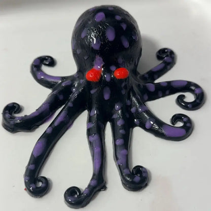 Handmade Halloween Realistic Bleeding Heart & Brain Silicone Stress Relief Toy