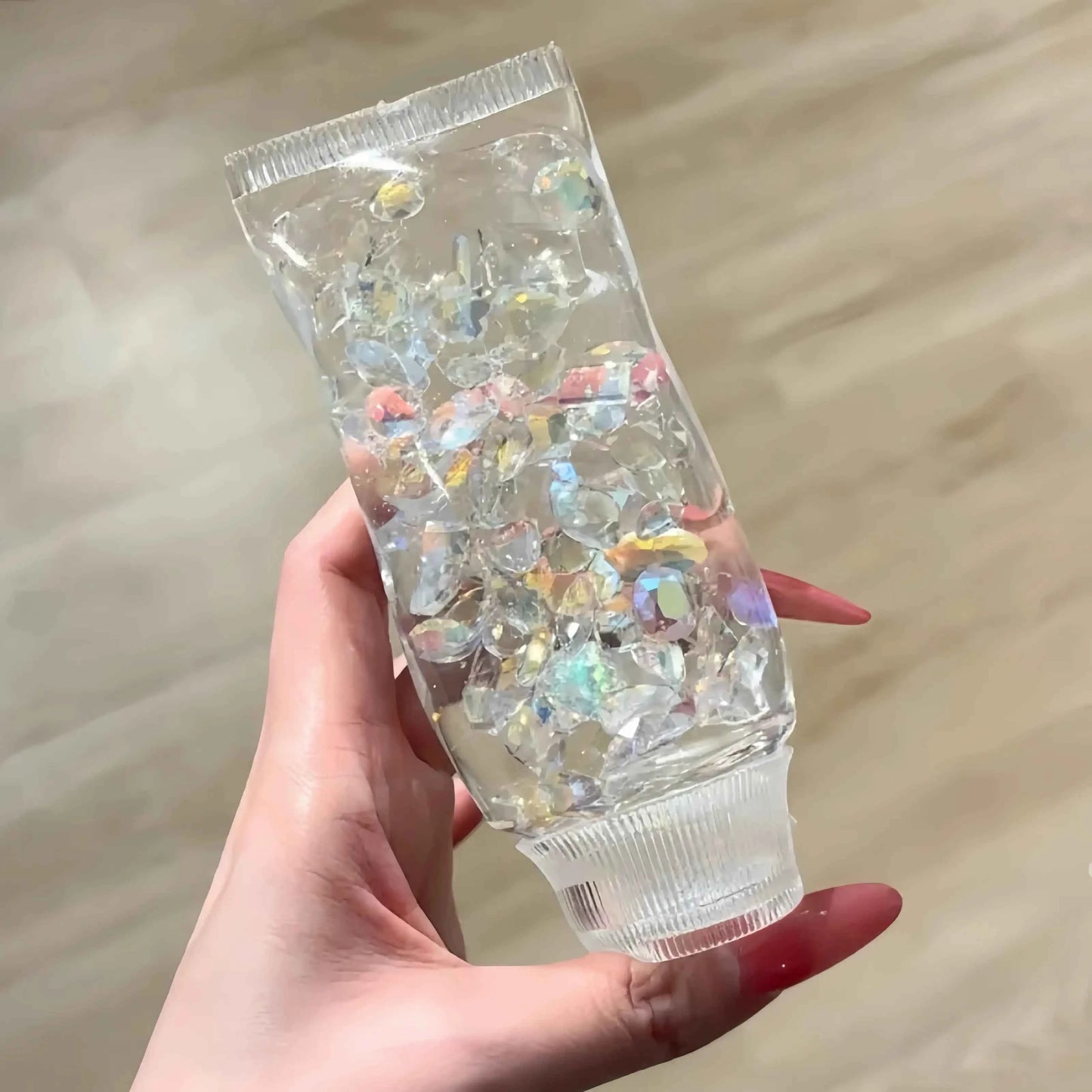 [CHIBOKI]Sparkling Crystal Toothpaste Slime - Glitter ASMR Stress Relief Toy