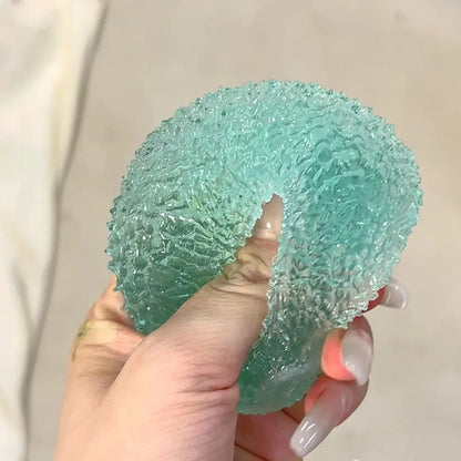 [CHIBOKI]Handcrafted Ice Slush Stress Ball – Unique Squeeze Toy, Ideal Gift for Summer Relaxation