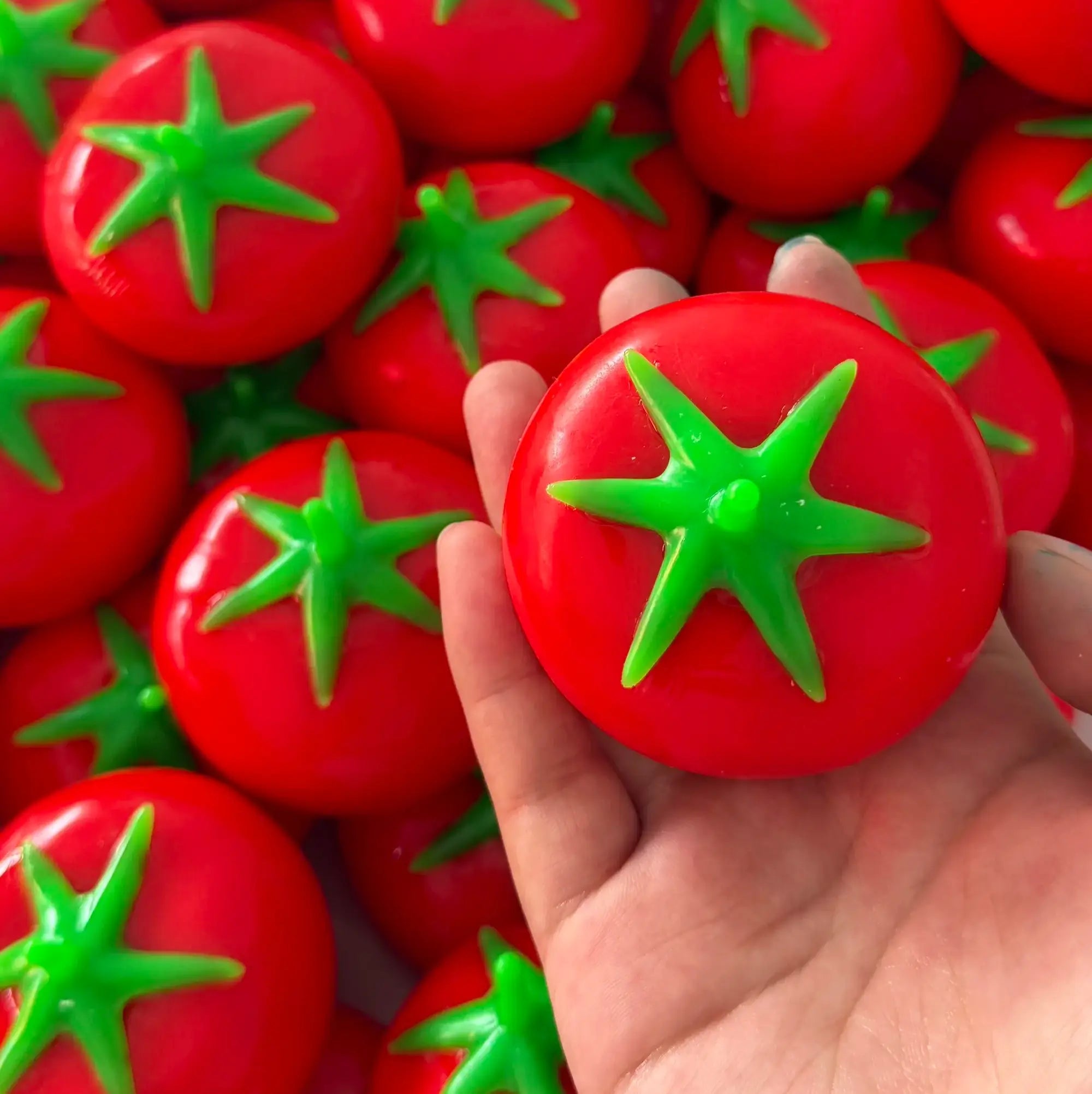Handmade Realistic Fruit & Veggie Squishy Collection - Stress Relief Toy
