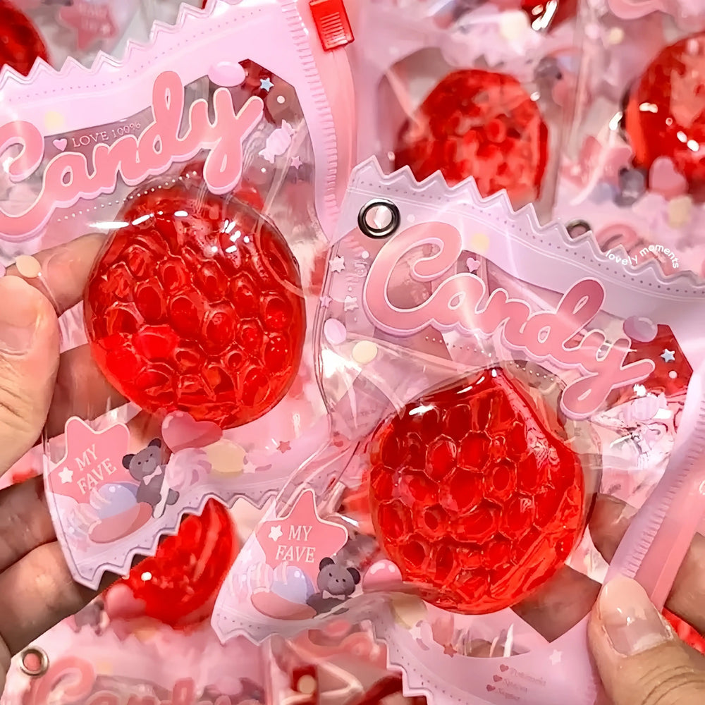 Cute Jelly Fruit Gummy Silicone Squishy Fidget Toy