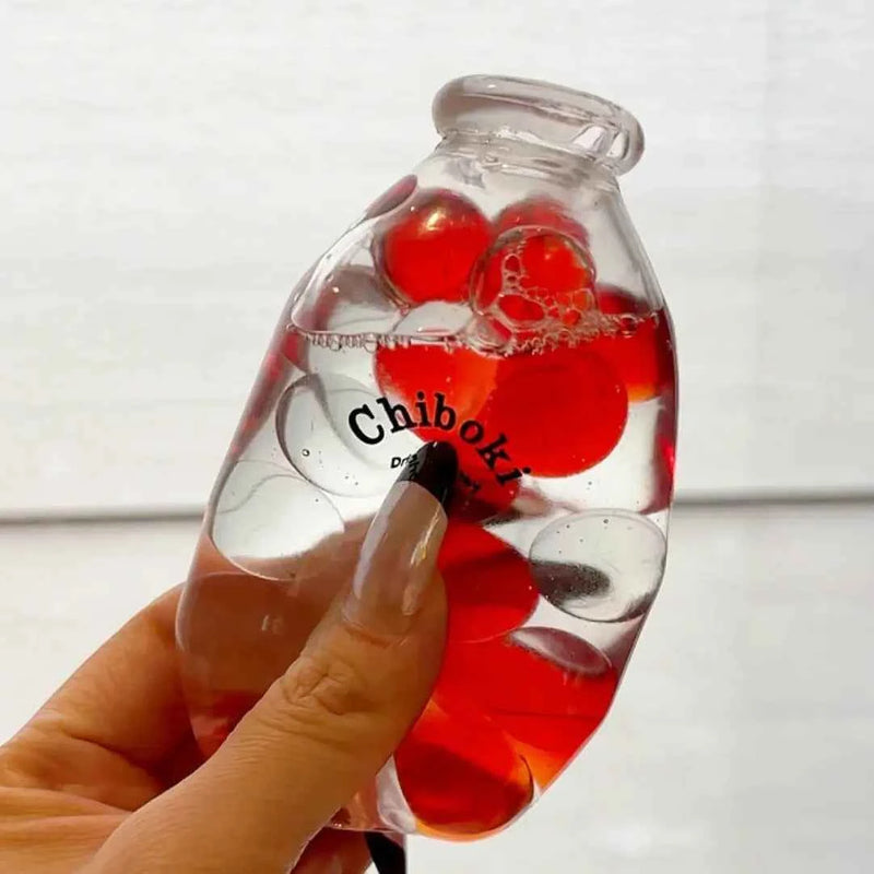 [CHIBOKI] Pinball Squishy Bottle - Water-Sensory "Noisy" Fidget Toy with Slow Rebound