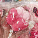  Rose Pink Gradient Cat Paw Squishy (Accessories May Vary)