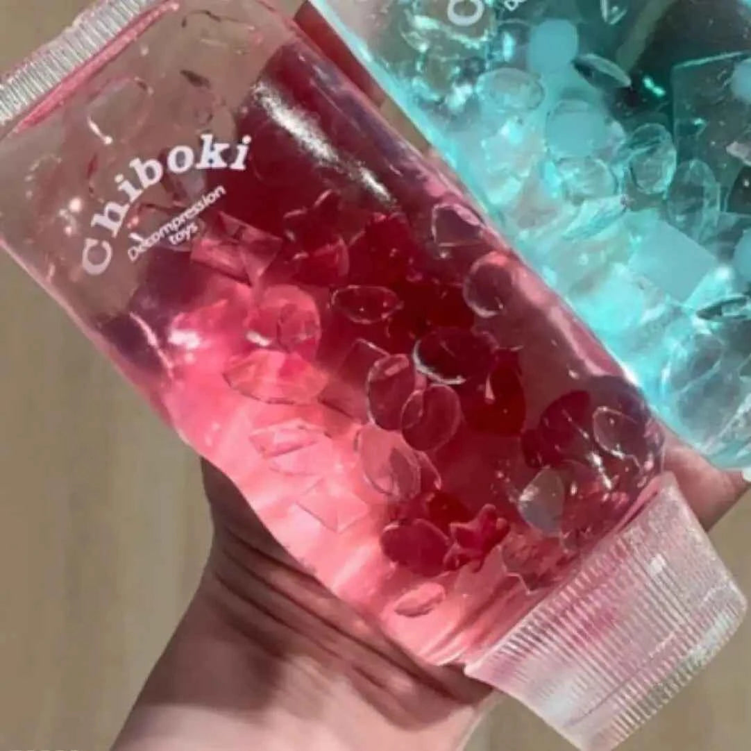 [CHIBOKI]Sparkling Crystal Toothpaste Slime - Glitter ASMR Stress Relief Toy