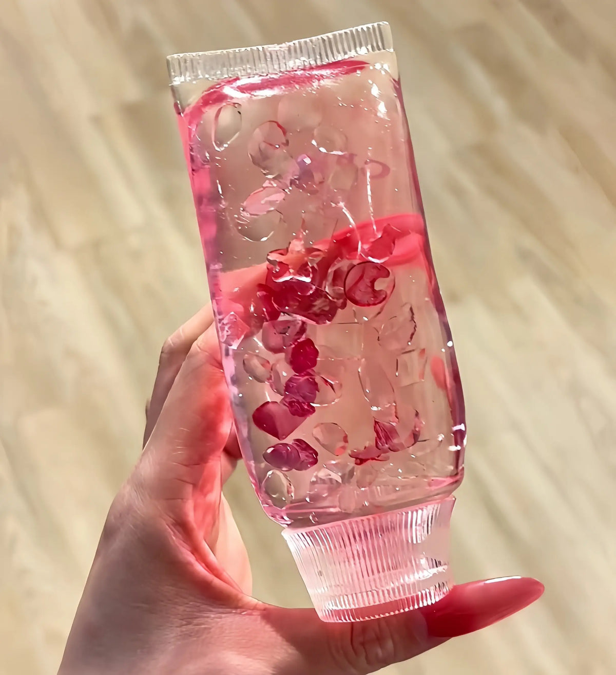 Sparkling Crystal Toothpaste Slime – Rose Quartz Gem Toothpaste