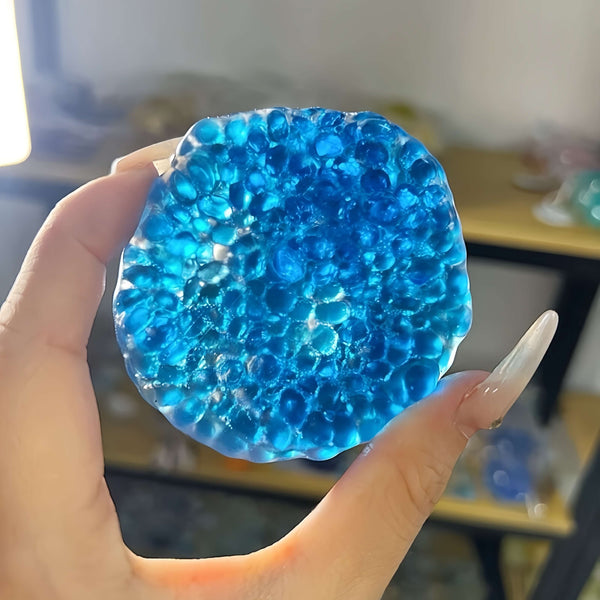 Pearl Squishy Ball – Handmade Stress Relief Toy for All Ages | Aurora Pearl Dust & Frosted Ice Series