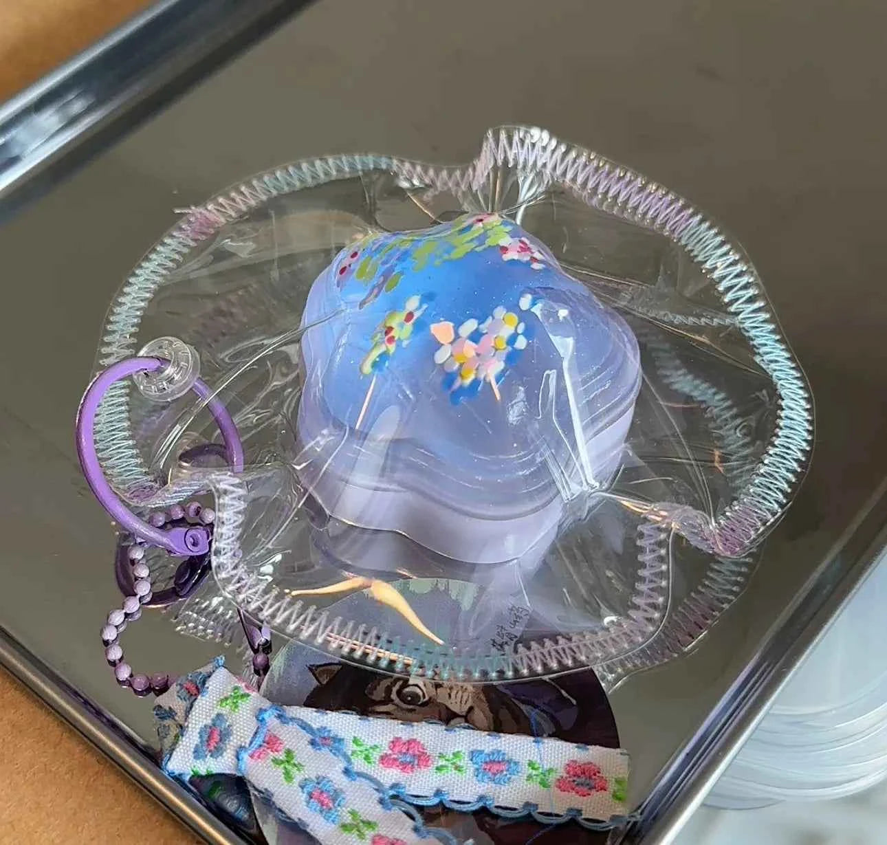 Sleepy Bean & Alien Charm Set – Handcrafted Mini Squishy