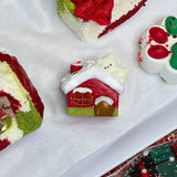 Snow house soft holiday stress relief squishy toy from lovesquishy