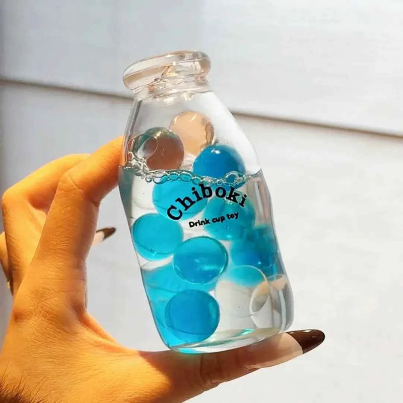 [CHIBOKI] Pinball Squishy Bottle - Water-Sensory "Noisy" Fidget Toy with Slow Rebound