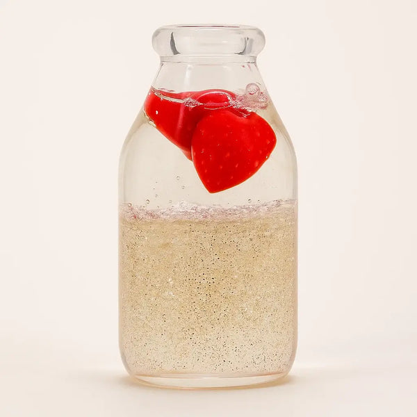 Clear Bottle Squishy Ball – Handmade Stress Relief Desk Toy | Gin & Tonic Bottle Series