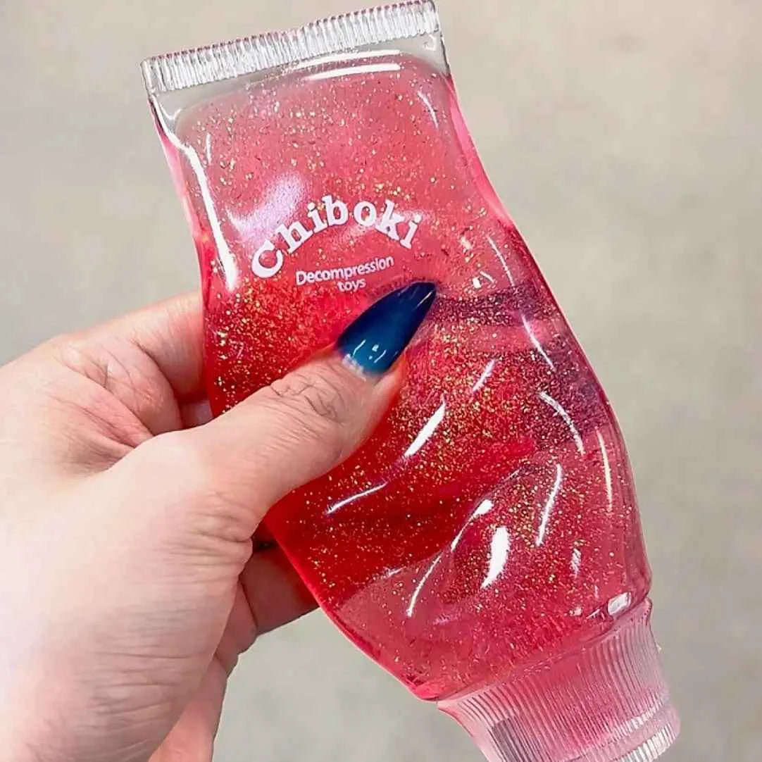 [CHIBOKI]Sparkling Crystal Toothpaste Slime - Glitter ASMR Stress Relief Toy