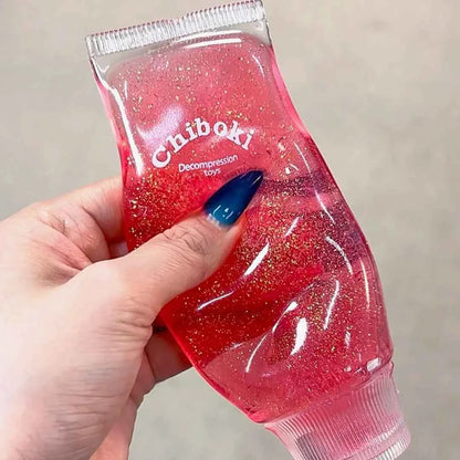 [CHIBOKI]Sparkling Crystal Toothpaste Slime - Glitter ASMR Stress Relief Toy