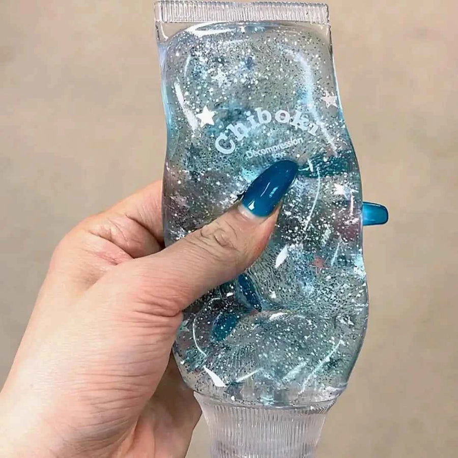 [CHIBOKI]Sparkling Crystal Toothpaste Slime - Glitter ASMR Stress Relief Toy