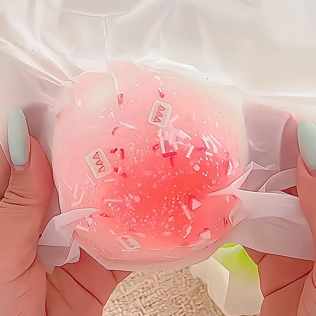 Crunchy Crust Fruit Ice Bread Squishy – Strawberry Crunchy Ice Bread