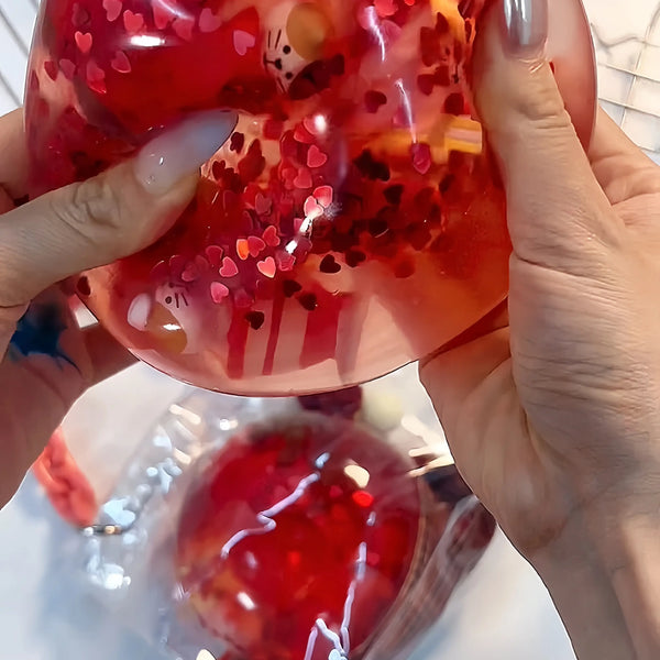 Original Handmade Jumbo Gel-Filled Squishy Ball – Stress Relief Toy, Perfect Gift for Adults & Kids