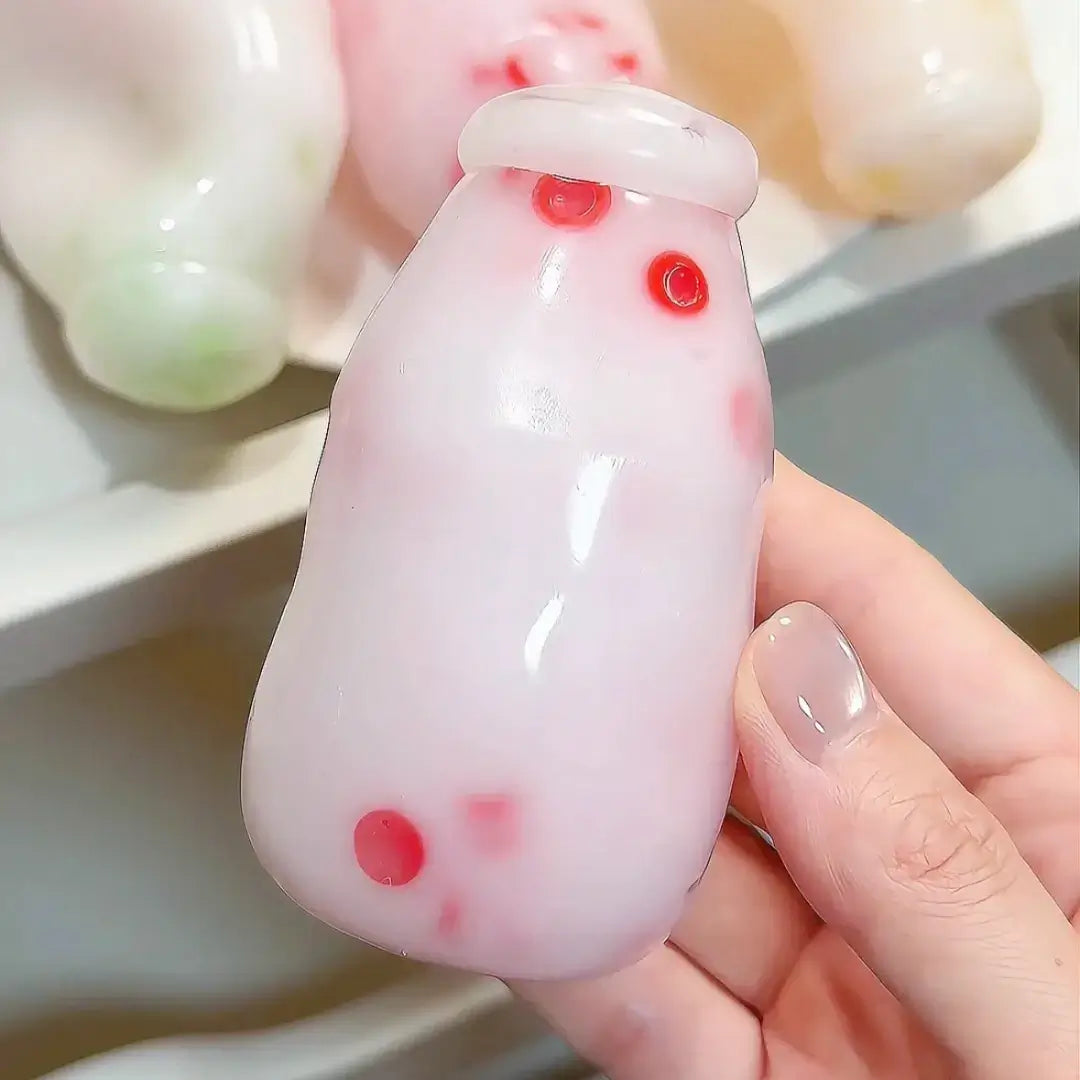 Handmade Beverage Series Squishy Toys - Milk & Soda Bottles